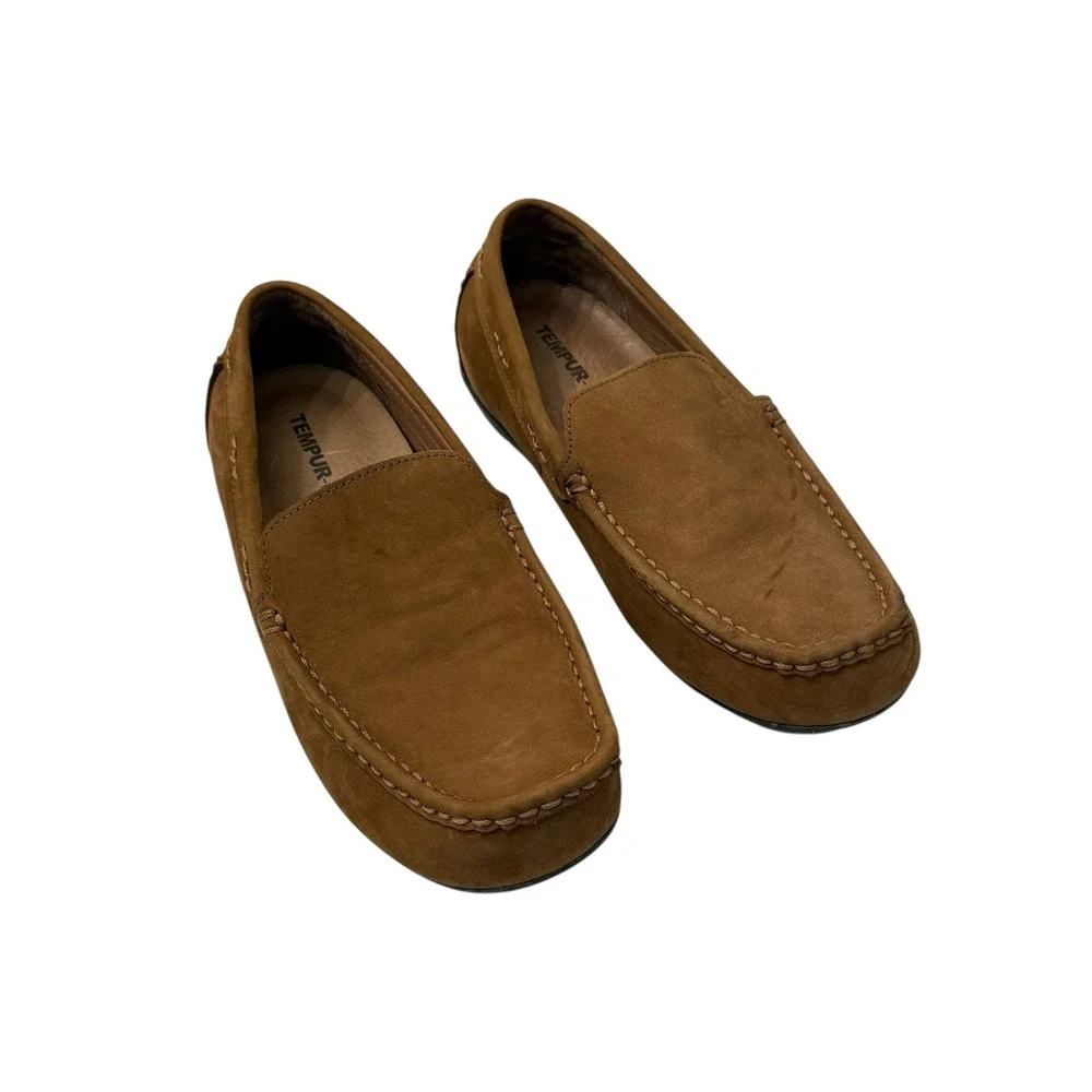 Men's Tempur Pedic Brantford Driving‎ Nubuck Moccasin Loafers Comfort Sz 10.5 M